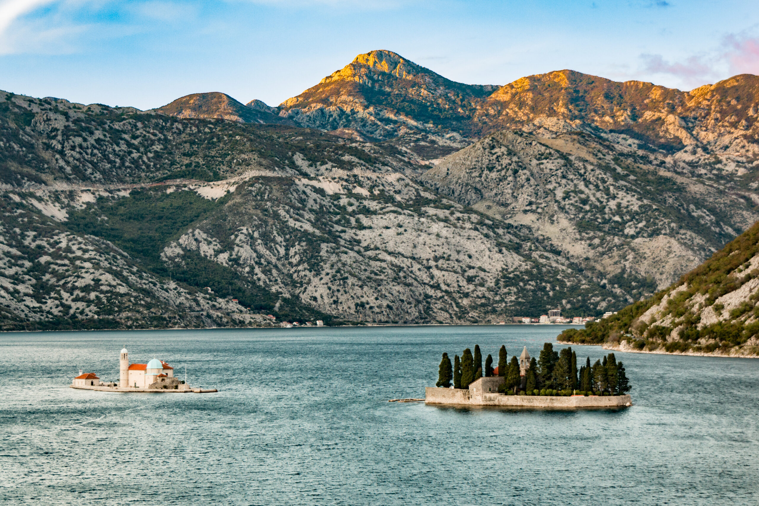 Photo of island near Kotor from Montenegro travel stock photography website