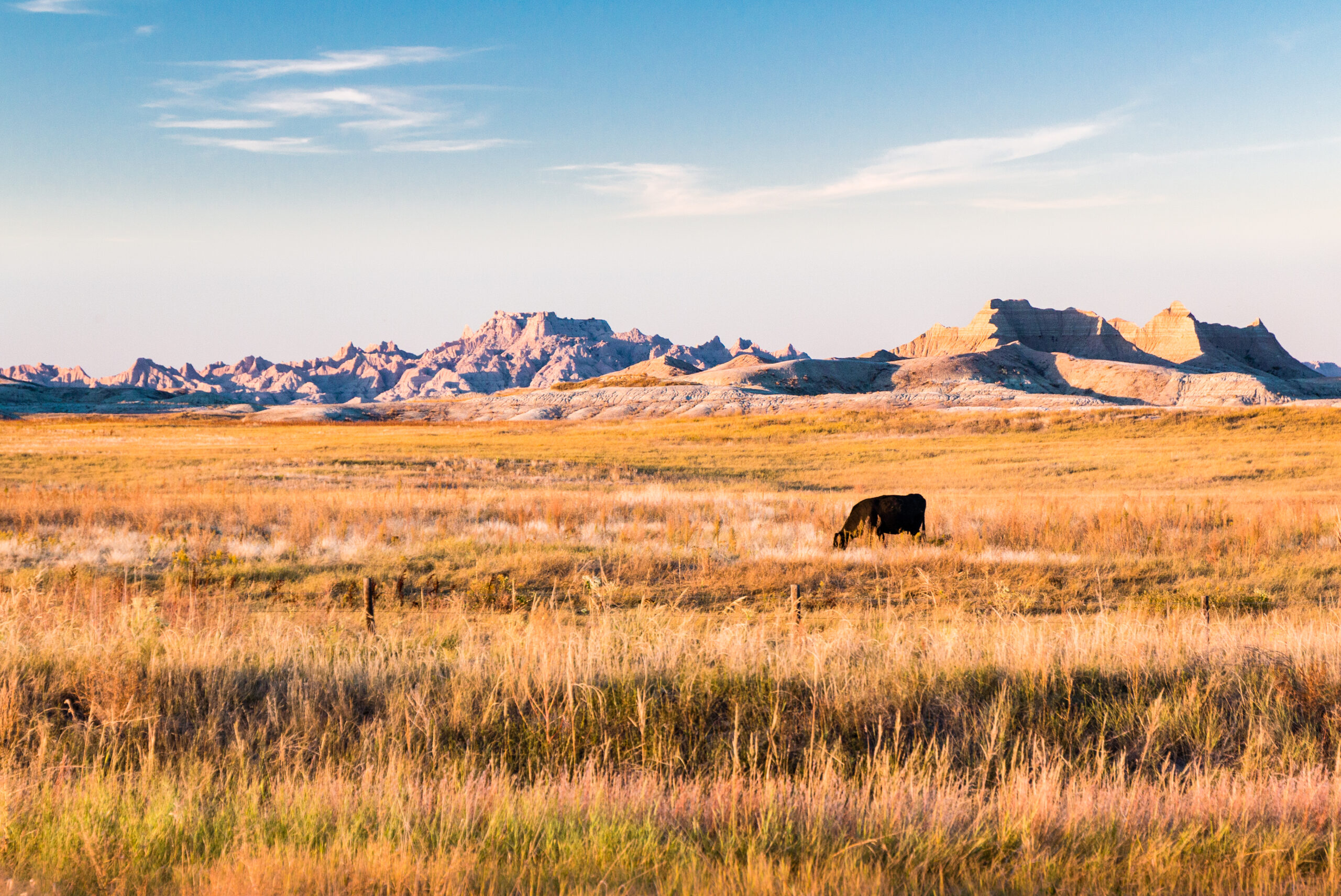Photo of the Badlands in South Dakota nature stock photography website